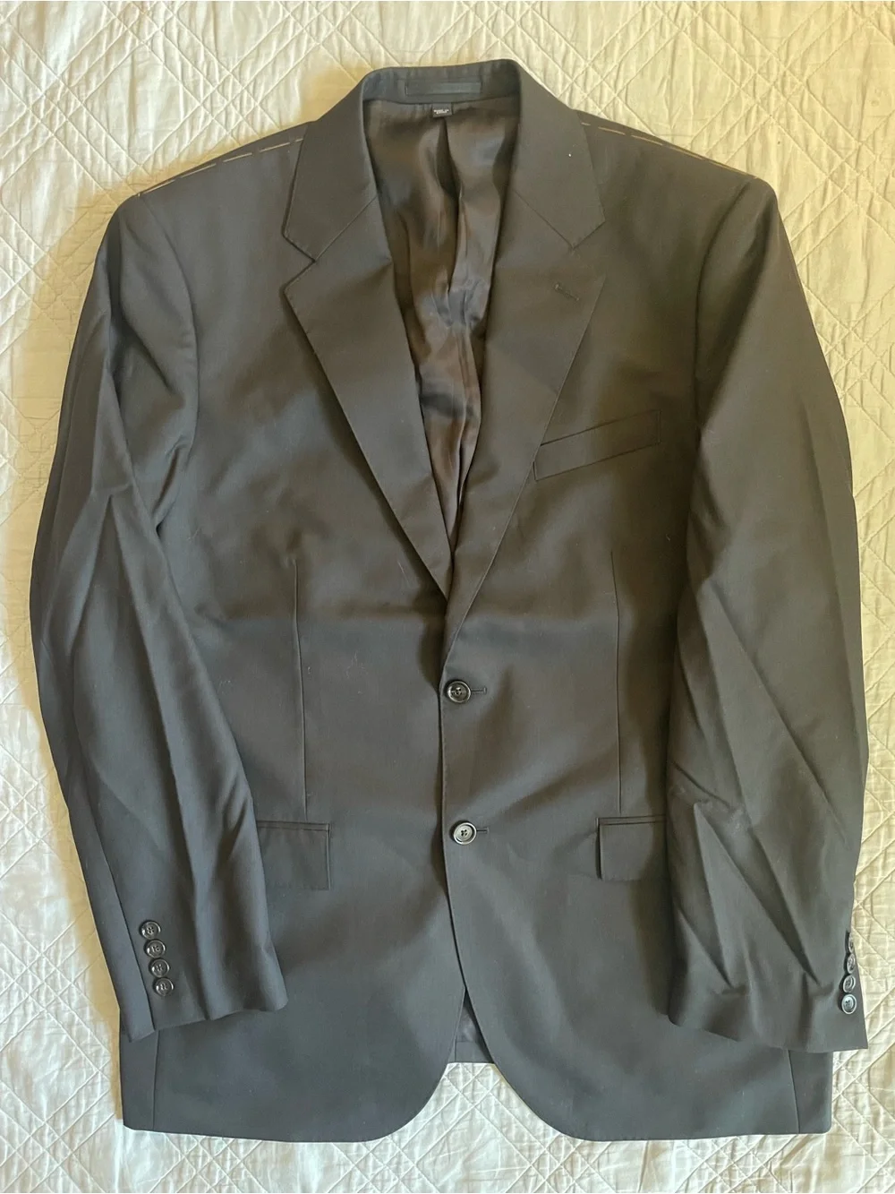 J. CREW Crosby Classic-fit suit jacket in Italian wool Black 42 L $550 BM161